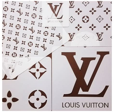 how to make louis vuitton stencil